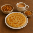 Full Breakfast (channa, paratha, chai, halwa)
